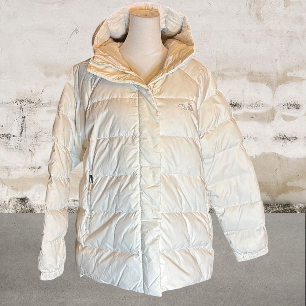 North Face Women’s Hydrenalite Down Midi Hoode Puffer White Size XL